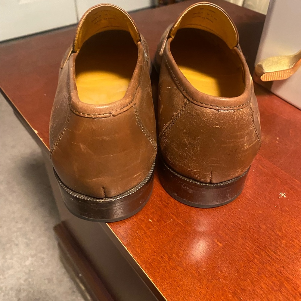Johnston & Murphy brown loafers size 9 Pristine - Picture 4 of 6